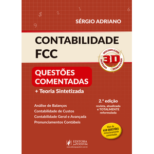 CONTABILIDADE FCC 3D - QUESTOES COMENTADAS