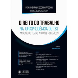 DIREITO DO TRABALHO NA JURISPRUDENCIA DO TST - ANALISE DE TEMAS ATUAIS E POLEMICOS