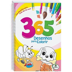365 DESENHOS PARA COLORIR (ROSA)