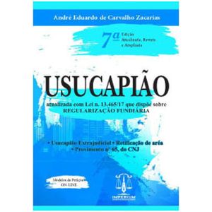 USUCAPIAO - ATUALIZADA COM A LEI 13.465/17