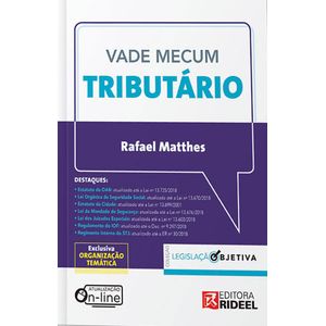 VADE MECUM TRIBUTARIO - COLECAO LEGISLACAO OBJETIVA
