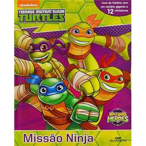 MINIATURAS - TARTARUGAS NINJA - MISSAO NINJA