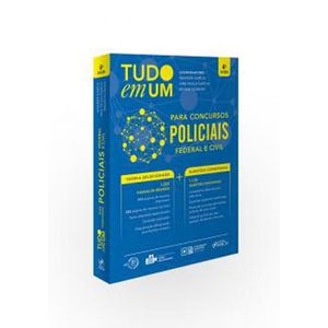 TUDO EM UM PARA CONCURSOS POLICIAIS - FEDERAL E CIVIL