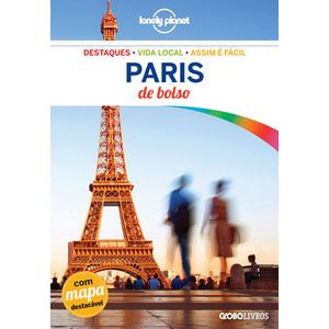 GUIA LONELY PLANET DE BOLSO - PARIS - COM MAPA