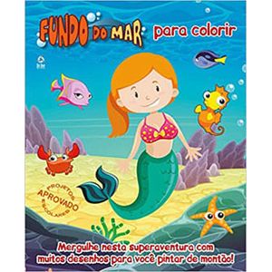 FUNDO DO MAR - LIVRO COM AQUARELAS PARA COLORIR