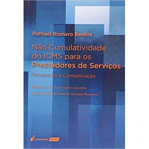 NAO CUMULATIVIDADE DO ICMS PARA OS PRESTADOES DE SERVICOS