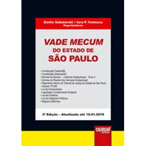 VADE MECUM DO ESTADO DE SAO PAULO