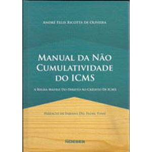 MANUAL DA NAO CUMULATIVIDADE DO ICMS