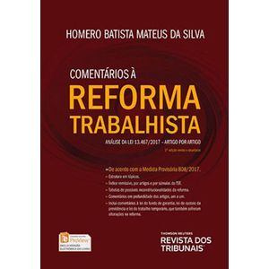 COMENTARIOS A REFORMA TRABALHISTA