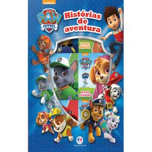 BOX COM JANELA - PATRULHA CANINA HISTORIAS DE AVENTURA COM 6 LIVROS