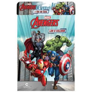 VINGADORES - LER E COLORIR COM GIZ