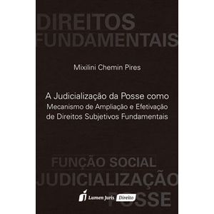 JUDICIALIZACAO DA POSSE COMO MECANISMO DE AMPLIACAO E EFETIVACAO DE DIREITOS SUBJETIVOS FUNDAMENTAIS, A