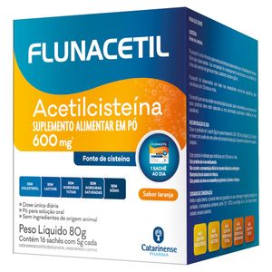 FLUNACETIL PO 600MG 16 SACHES