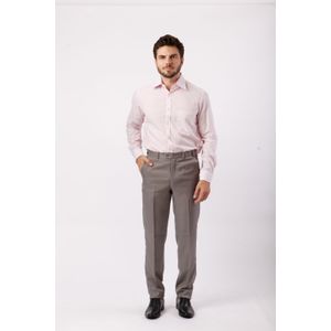 Calça Social Camelo Microfibra Cinza