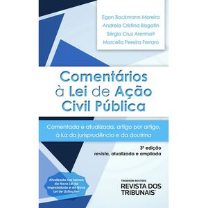 COMENTARIOS A LEI DE ACAO CIVIL PUBLICA