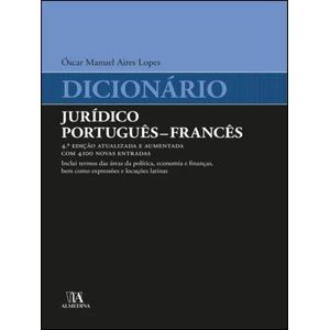 DICIONARIO JURIDICO PORTUGUES - FRANCES