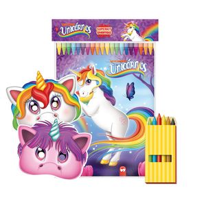 SUPERKIT DIVERTIDO - UNICORNIO COM GIZ DE CERA