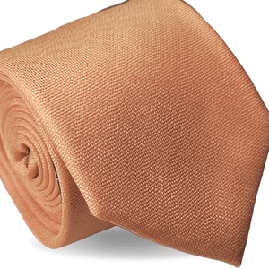 GRAVATA TRADICIONAL POLIÉSTER JACQUARD LARANJA