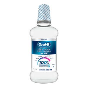 ENXAGUATORIO BUCAL ORAL B  SEM ALCOOL NOITE 500ML