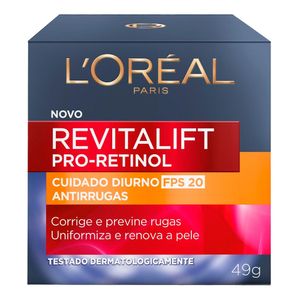 LOREAL REVITALIFT PRO RETINOL DIURNO FPS20 49G