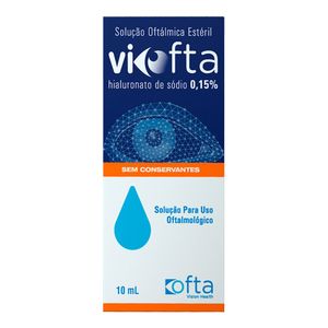 VIOFTA 0,15% SOLUÇAO OFTALMICA 10ML
