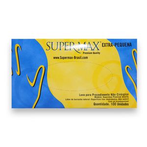 LUVA DE PROCEDIMENTO SUPERMAX PP 100UN