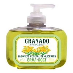SABONETE LIQUIDO GRANADO GLICERINA ERVA DOCE 200ML PUMP