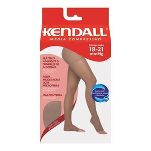 MEIA KENDALL MEDIA COMPRESSAO MASCULINA 7/8 COM SILICONE G B