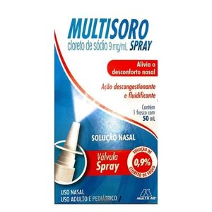 MULTISORO SOLUÇAO NASAL SPRAY 9MG/ML 50ML
