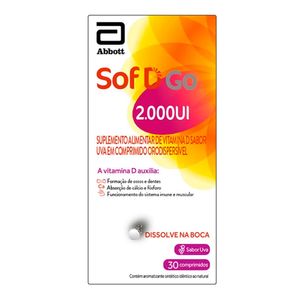 SOF D GO 2.000UI 30CPR