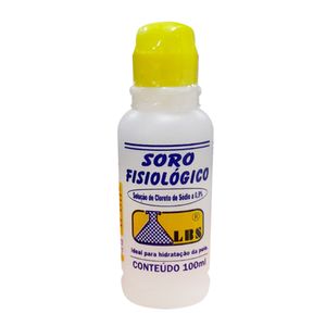SOLUÇAO FISIOLOGICA 0,9% LBS 100ML (P)