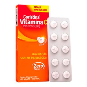 CORISTINA VITAMINA C 500MG 20CPR