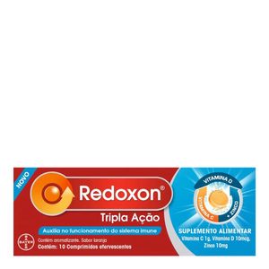 REDOXON ZINCO 1G/10MG 10CPR EFERVESCENTES