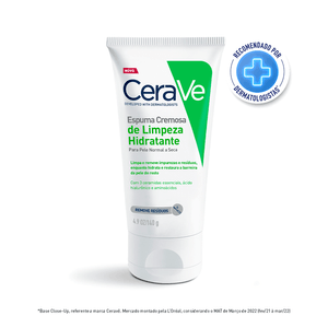CERAVE ESPUMA CREMOSA DE LIMPEZA HIDRATANTE 140G