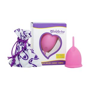 COLETOR MENSTRUAL VIOLETA CUP TIPO B ROSA 1UN