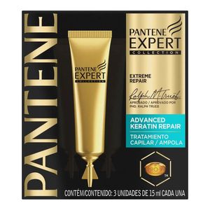 AMPOLA DE TRATAMENTO PANTENE EXPERT KERATIN REPAIR 15ML 3UN
