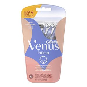 APARELHO DESCARTAVEL GILLETTE VENUS INTIMA L4P3