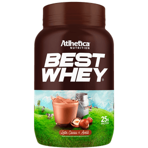 BEST WHEY ATLHETICA PROTEIN LEITE/CACAU/AVELA 900G