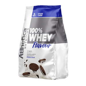 WHEY ATLHETICA FLAVOUR COOKIES E CREAM REFIL 900G