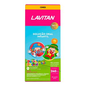 LAVITAN KIDS SOLUÇAO ORAL TUTTI FRUTTI 240ML