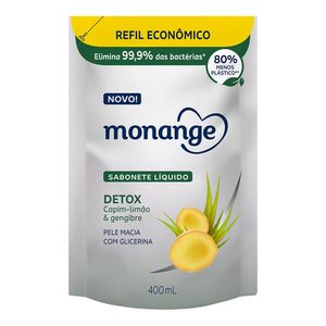 SABONETE LIQUIDO MONANGE DETOX REFIL 400ML