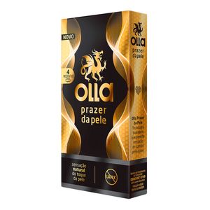 PRESERVATIVO OLLA PRAZER DA PELE 4UN