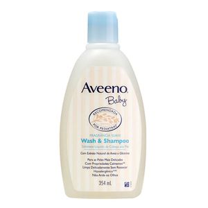 SABONETE LIQUIDO AVEENO BABY DA CABEÇA AOS PES 354ML