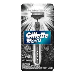 APARELHO GILLETTE MACH3 CARBONO UP 1UN