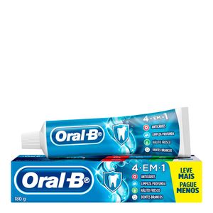 CREME DENTAL ORAL B 4 EM 1 180G