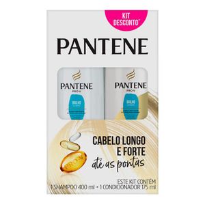 KIT PANTENE BRILHO EXTREMO SHAMPOO 400ML + CONDICIONADOR 175