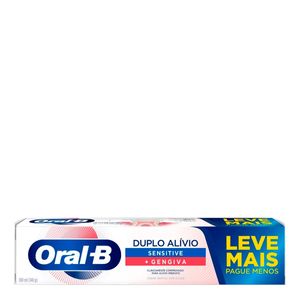 CREME DENTAL ORAL B DUPLO ALIVIO SENSITIVE 140G
