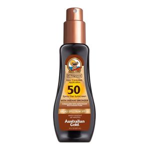 AUSTRALIAN GOLD PROTETOR SOLAR WHITH INSTANT BRONZER SPRAY G