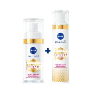 KIT NIVEA CELLULAR LUMINIOUS ANTISPOT SERUM 30ML+FLUIDO FPS