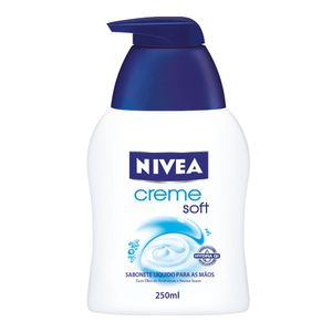 NIVEA SABONETE LIQUIDO CREME SOFT 250ML PUMP